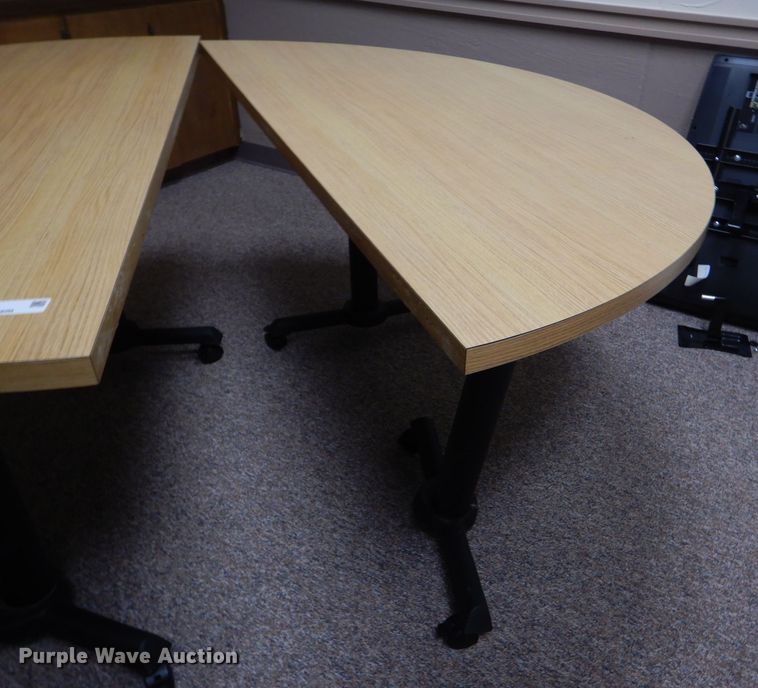 image for item MM9570 (2) half moon tables