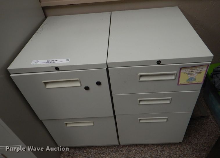 image for item MM9576 (4) file cabinets