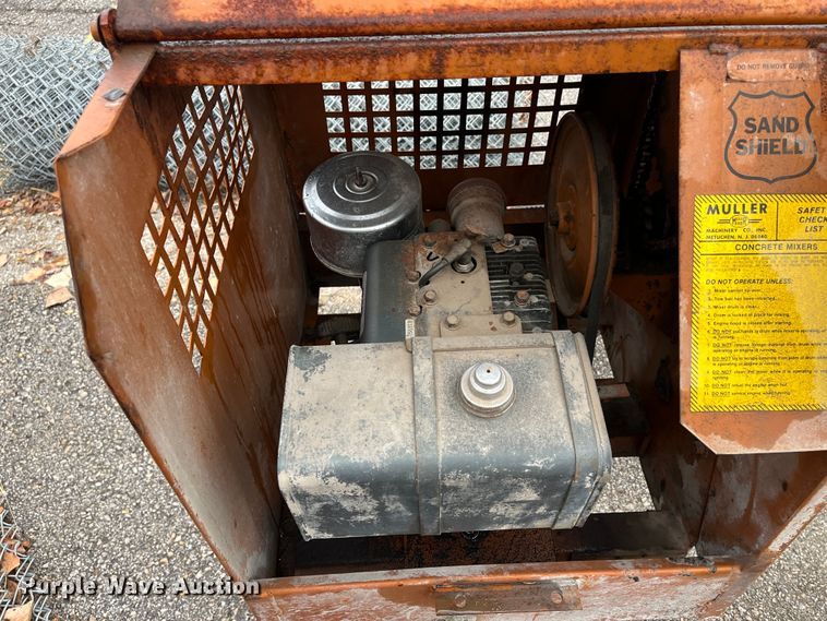 image for item MN9478 Muller  concrete mixer