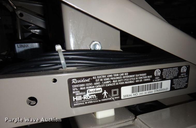 image for item MR9659 (6) Hill-Rom P870 long term care bed