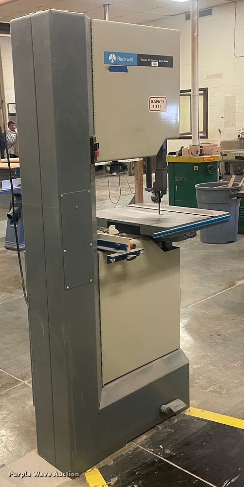 image for item MT9981 Rockwell 20  vertical bandsaw