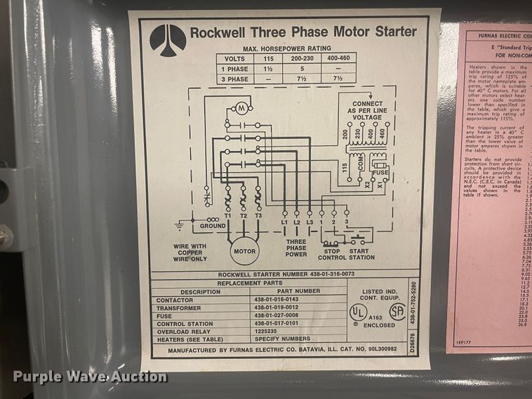 image for item MT9981 Rockwell 20  vertical bandsaw