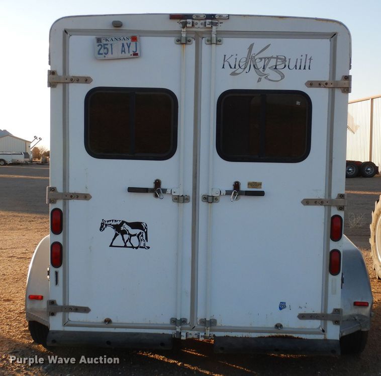 image for item DF8273 2000 Kiefer Eagle XLA  livestock trailer