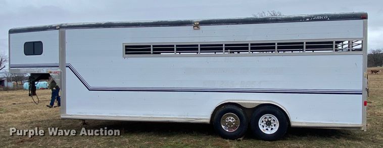image for item DN8114 1995 Jamco  livestock trailer