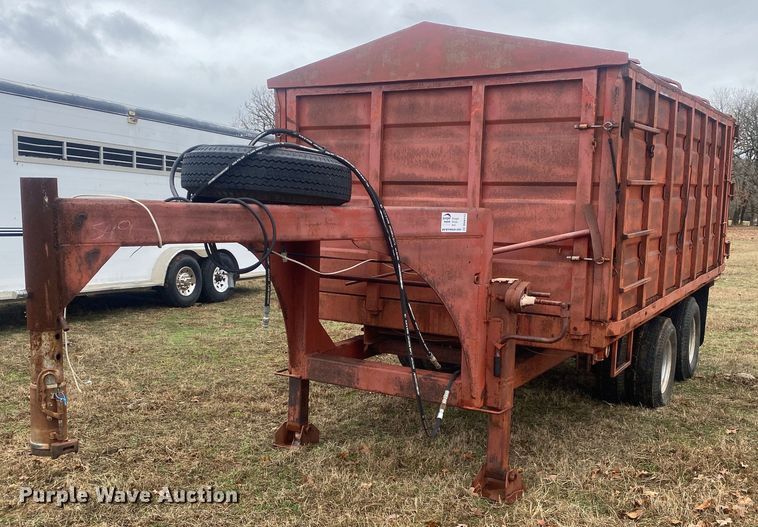 image for item DN8115 Shop built  grain trailer