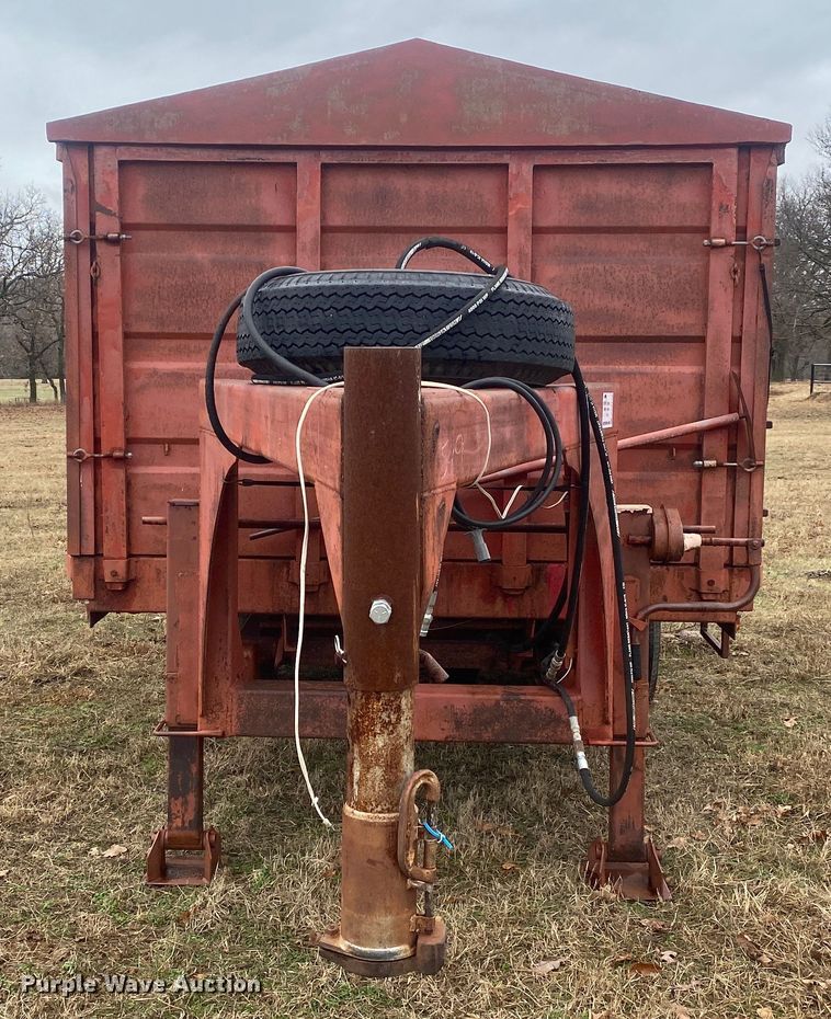 image for item DN8115 Shop built  grain trailer
