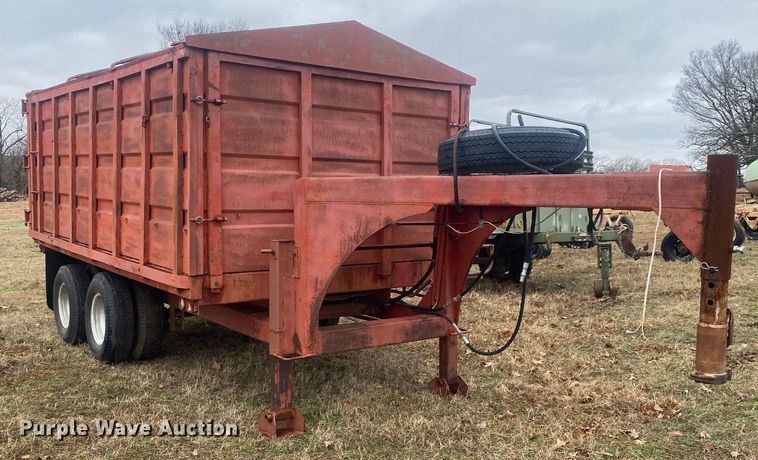 image for item DN8115 Shop built  grain trailer