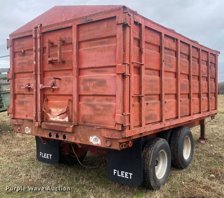 image for item DN8115 Shop built  grain trailer