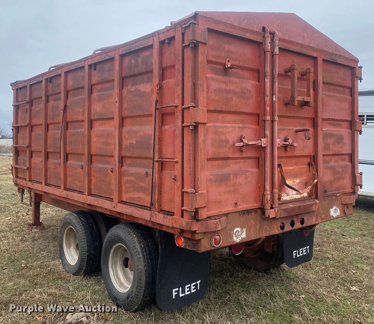 image for item DN8115 Shop built  grain trailer