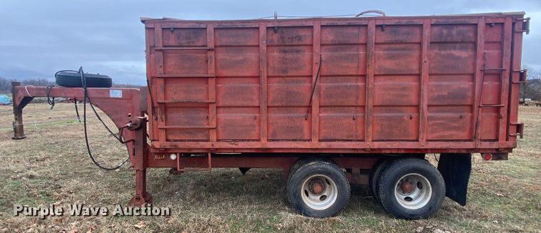 image for item DN8115 Shop built  grain trailer