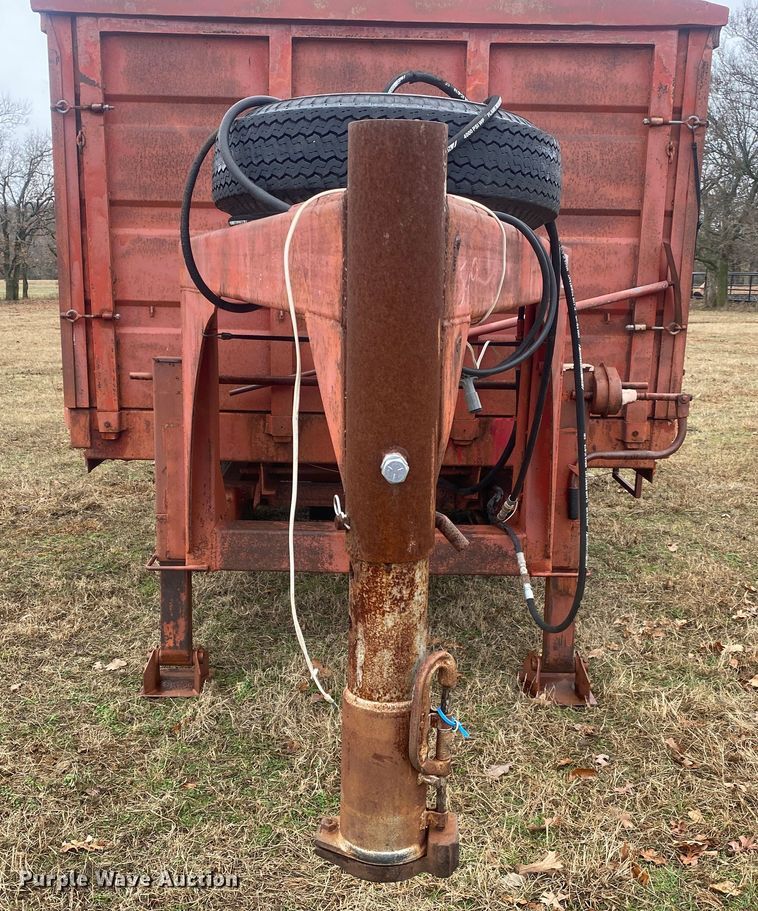 image for item DN8115 Shop built  grain trailer