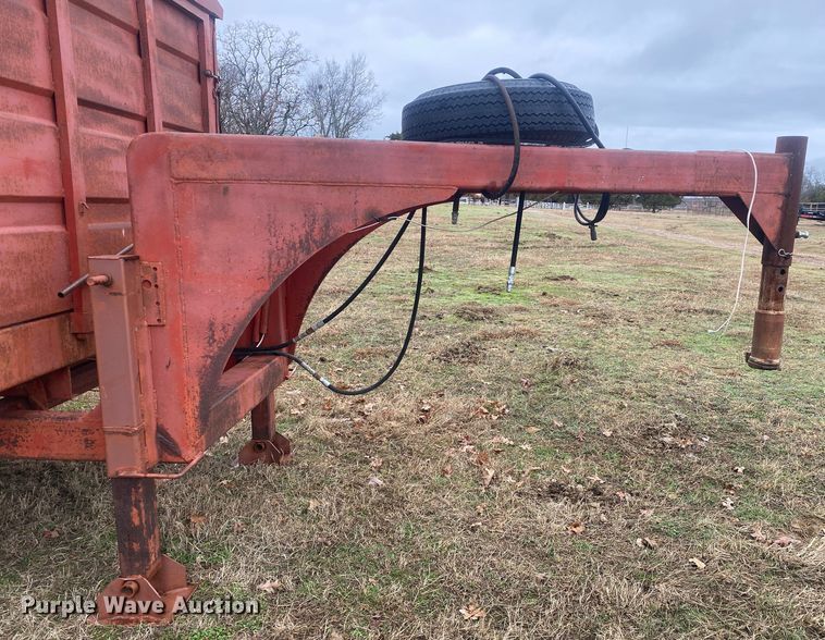 image for item DN8115 Shop built  grain trailer