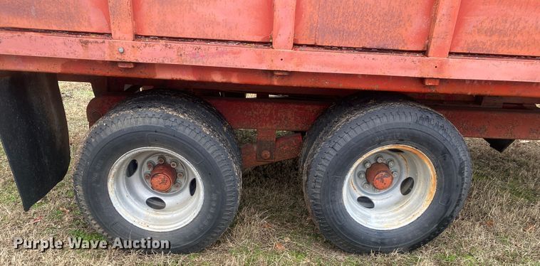 image for item DN8115 Shop built  grain trailer