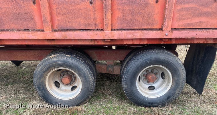 image for item DN8115 Shop built  grain trailer