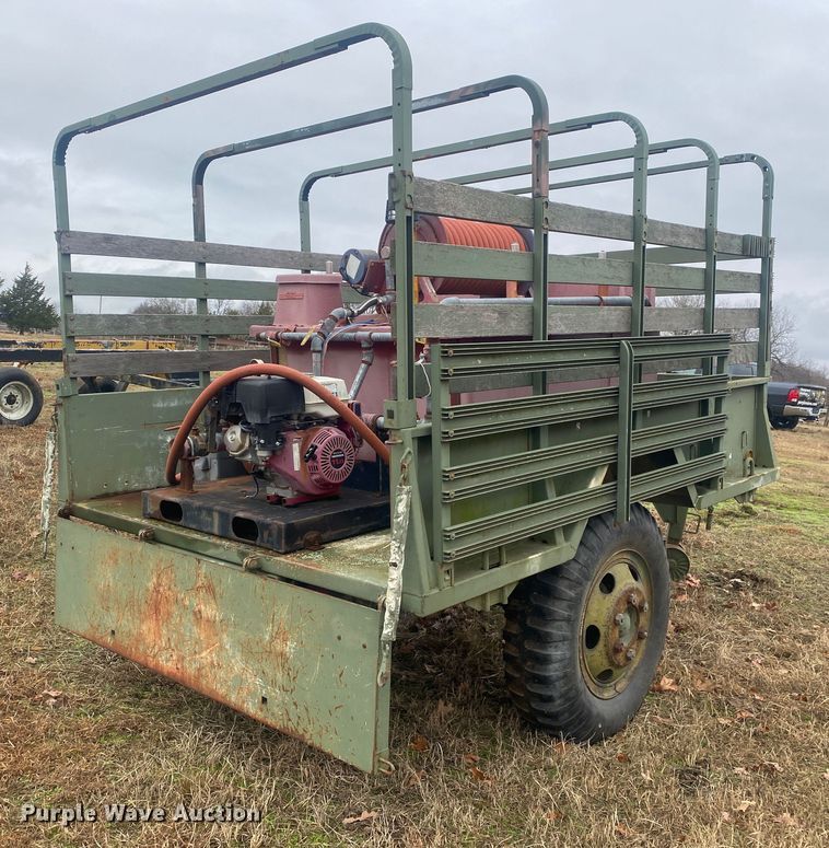 image for item DN8116 1992 Eastern Technologies  utility trailer
