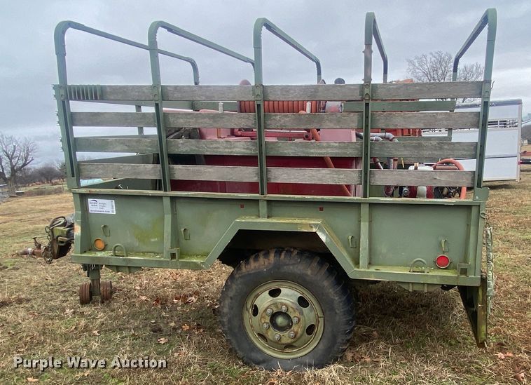 image for item DN8116 1992 Eastern Technologies  utility trailer