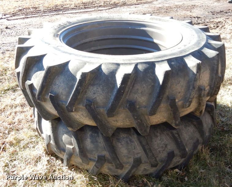 image for item JK9120 (2) Agri-Master CB538 18.4-38 tires and wheels