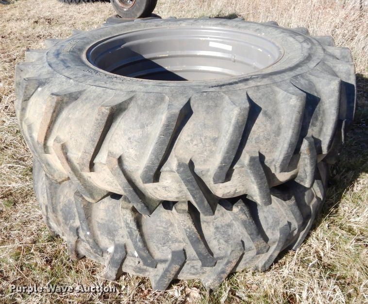 image for item JK9120 (2) Agri-Master CB538 18.4-38 tires and wheels