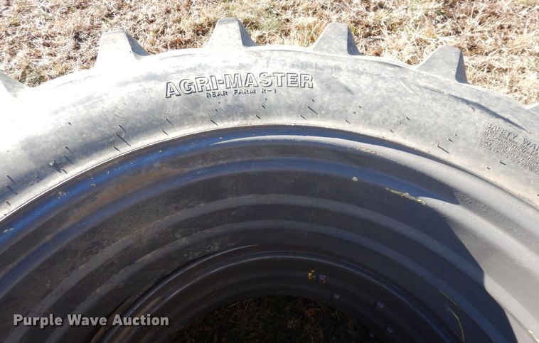 image for item JK9120 (2) Agri-Master CB538 18.4-38 tires and wheels
