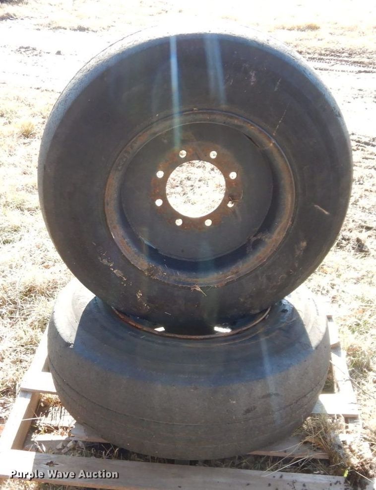 image for item JK9121 (2) 36x11 tires and wheels