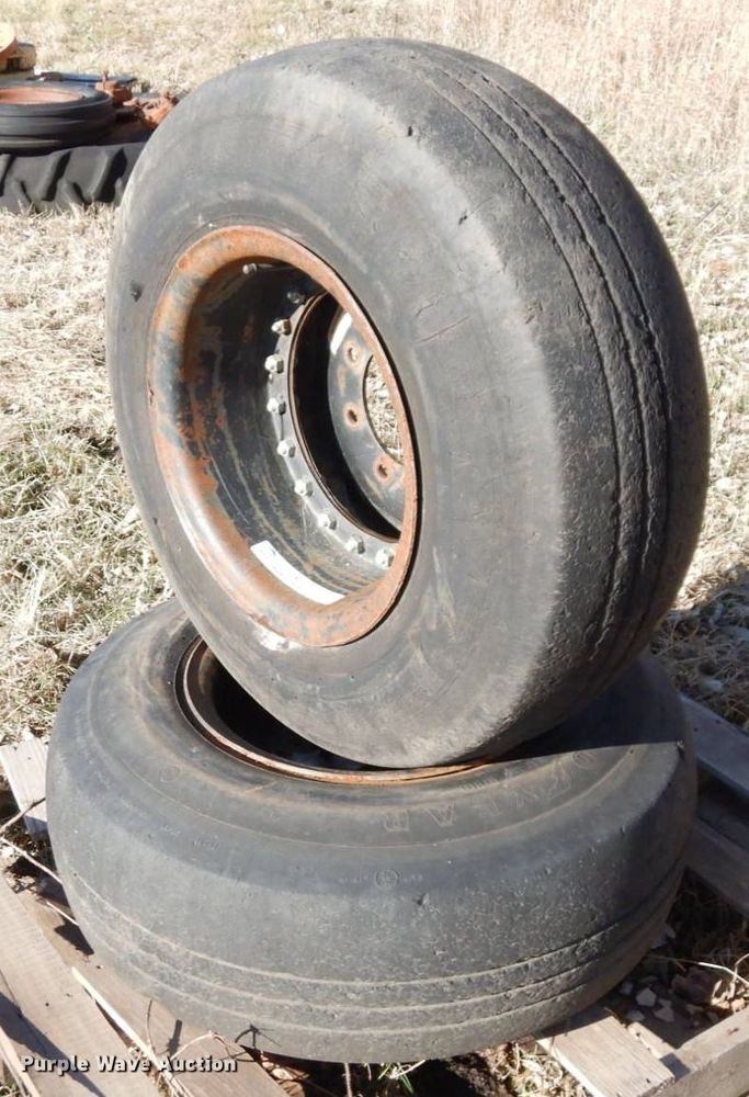 image for item JK9121 (2) 36x11 tires and wheels