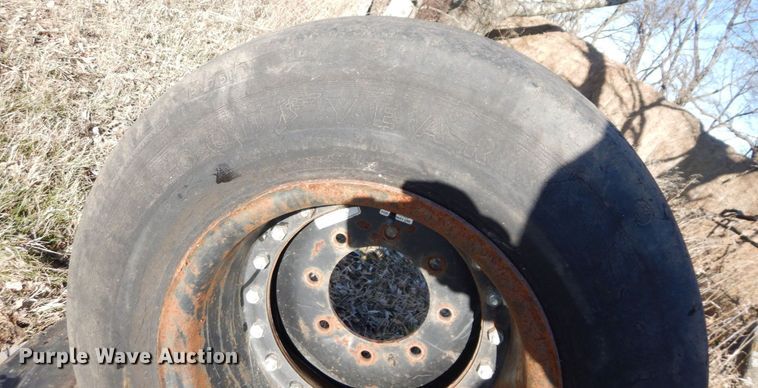 image for item JK9121 (2) 36x11 tires and wheels