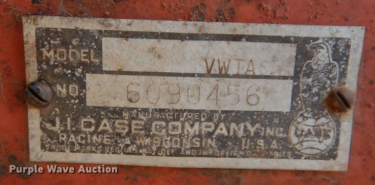 image for item JK9123 Case VWTAS  running gear