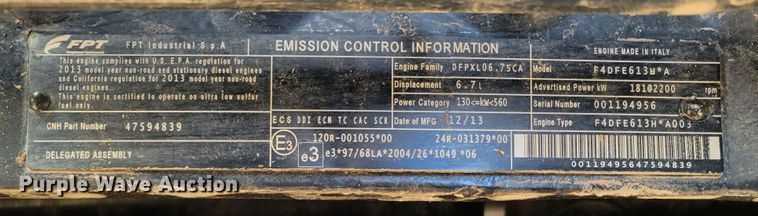 image for item LG9355 2014 New Holland T7.260  MFWD tractor