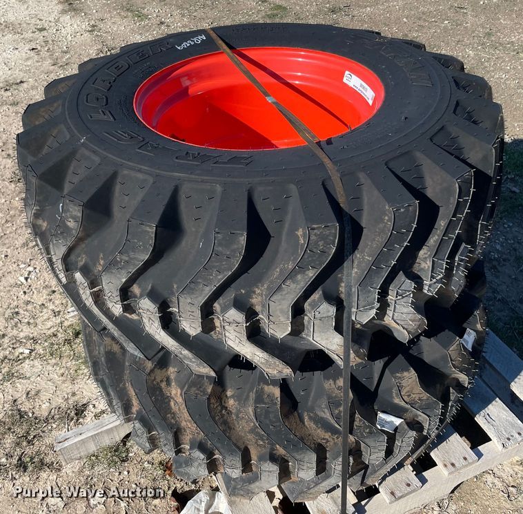 image for item MI9658 (2) 15x19.5 tires and wheels