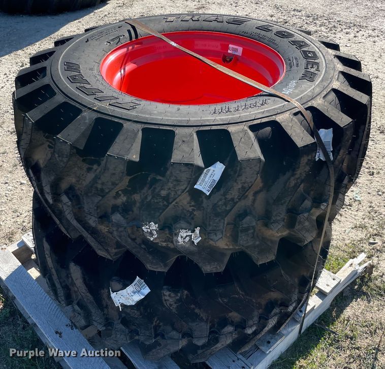 image for item MI9658 (2) 15x19.5 tires and wheels