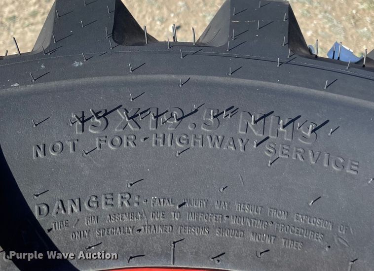 image for item MI9658 (2) 15x19.5 tires and wheels