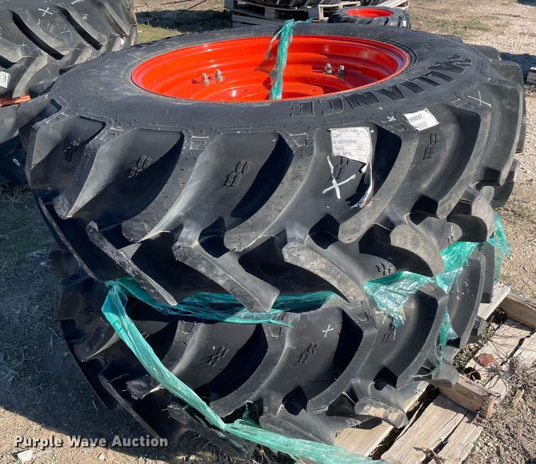 image for item MI9659 (2) 420/85R30 tires and wheels