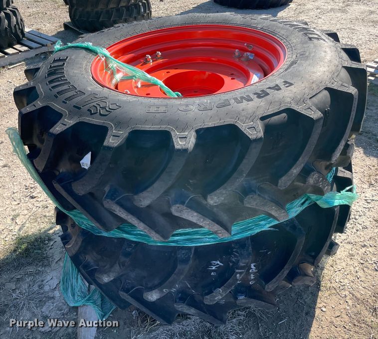 image for item MI9659 (2) 420/85R30 tires and wheels