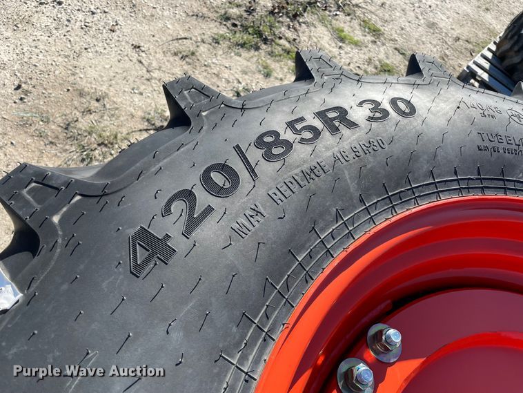 image for item MI9659 (2) 420/85R30 tires and wheels