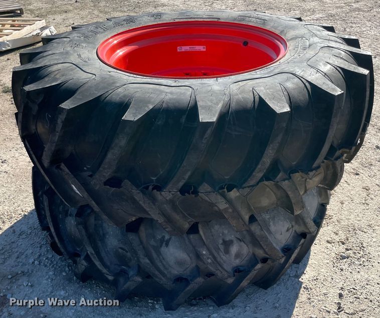 image for item MI9661 (2) 18.4R30 tires and wheels