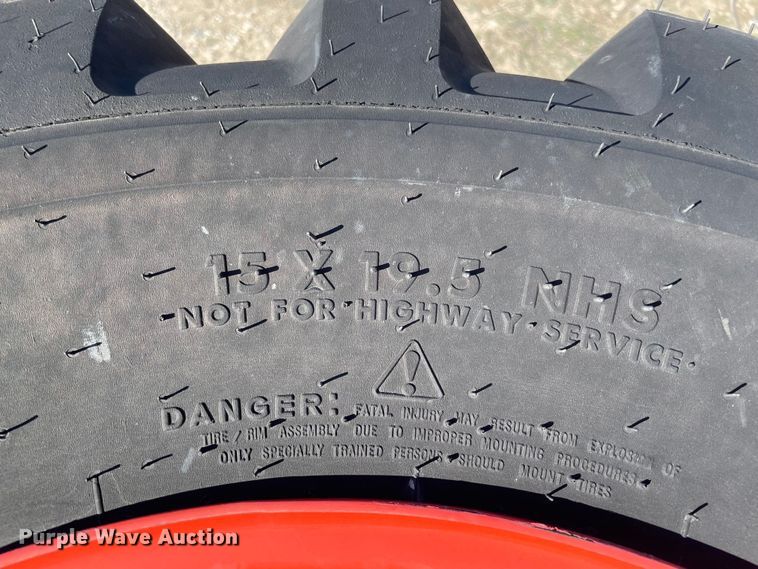 image for item MI9663 (2) 15x19.5 tires and wheels