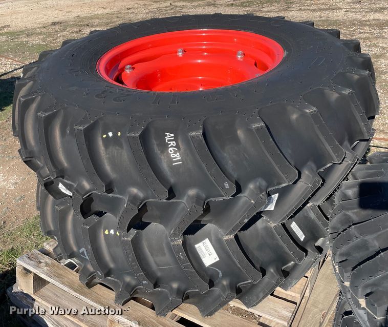 image for item MI9665 (2) 14.9-24 tires and wheels