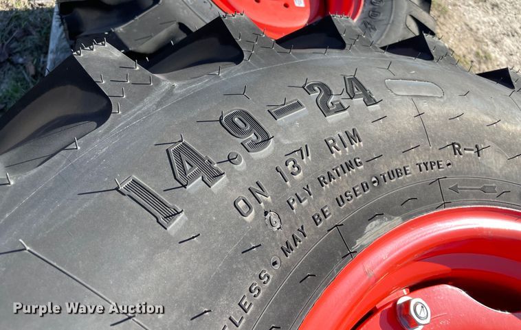 image for item MI9665 (2) 14.9-24 tires and wheels