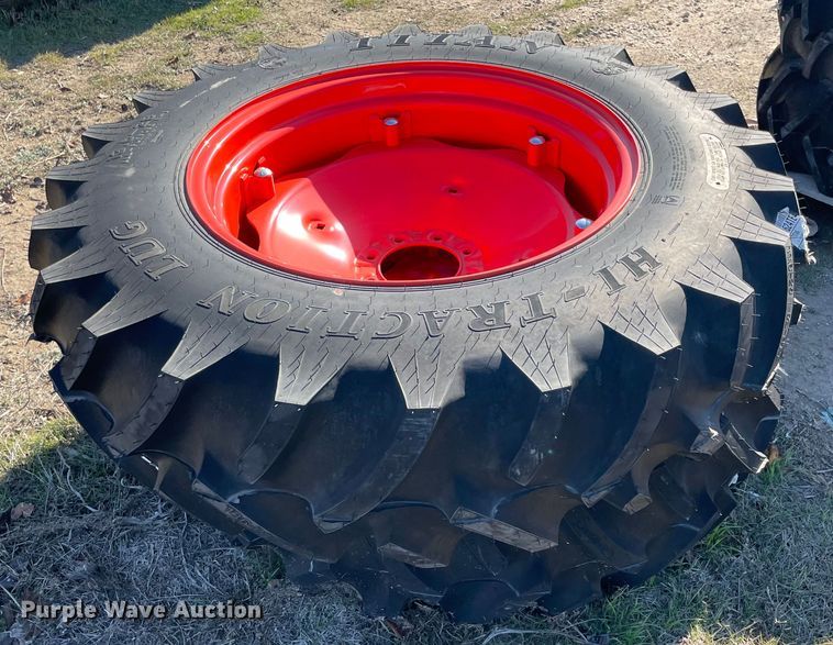 image for item MI9667 (2) 13.6-28 tires and wheels