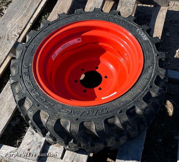 image for item MI9672 23x8.50-14 tire and wheel