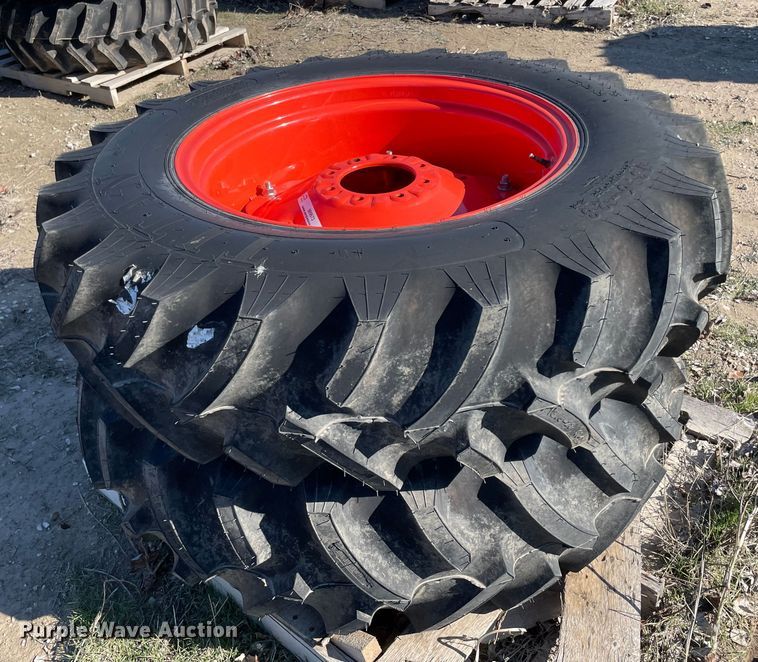 image for item MI9673 (2) 13.6-28 tires and wheels