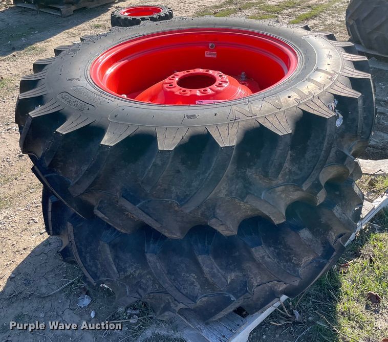 image for item MI9673 (2) 13.6-28 tires and wheels