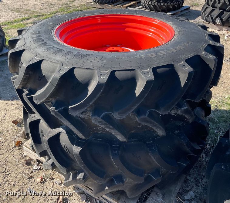 image for item MI9674 (2) 420/85R30 tires and wheels