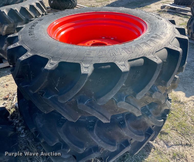 image for item MI9674 (2) 420/85R30 tires and wheels