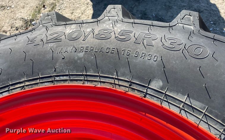 image for item MI9674 (2) 420/85R30 tires and wheels