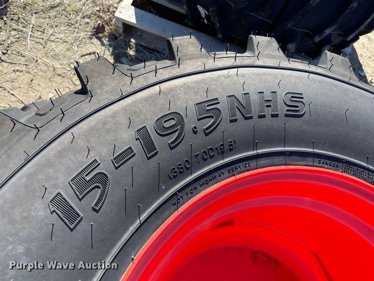 image for item MI9678 (2) 15-19.5 tires and wheels