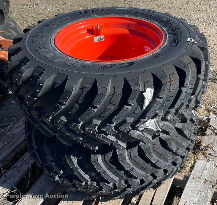 image for item MI9679 (2) 12-16.5 tires and wheels