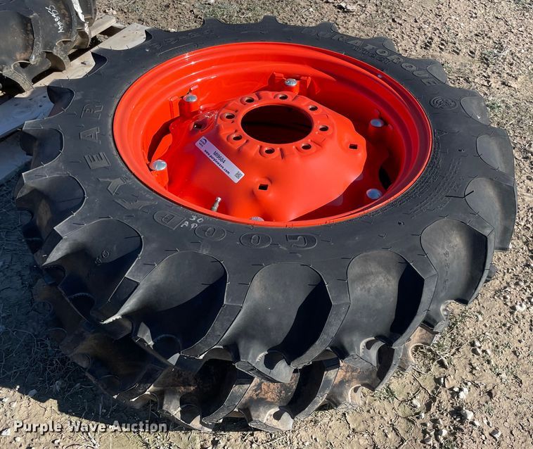 image for item MI9684 (2) 9.5-24 tires and wheels