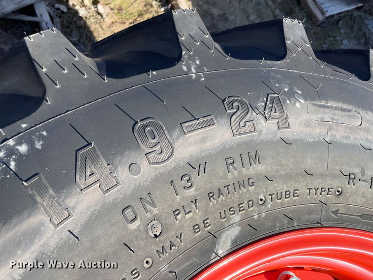 image for item MI9689 (2) 14.9-24 tires and wheels