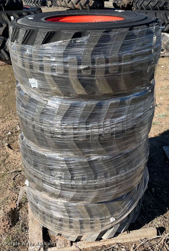 image for item MI9698 (4) 12-16.5 tires and wheels